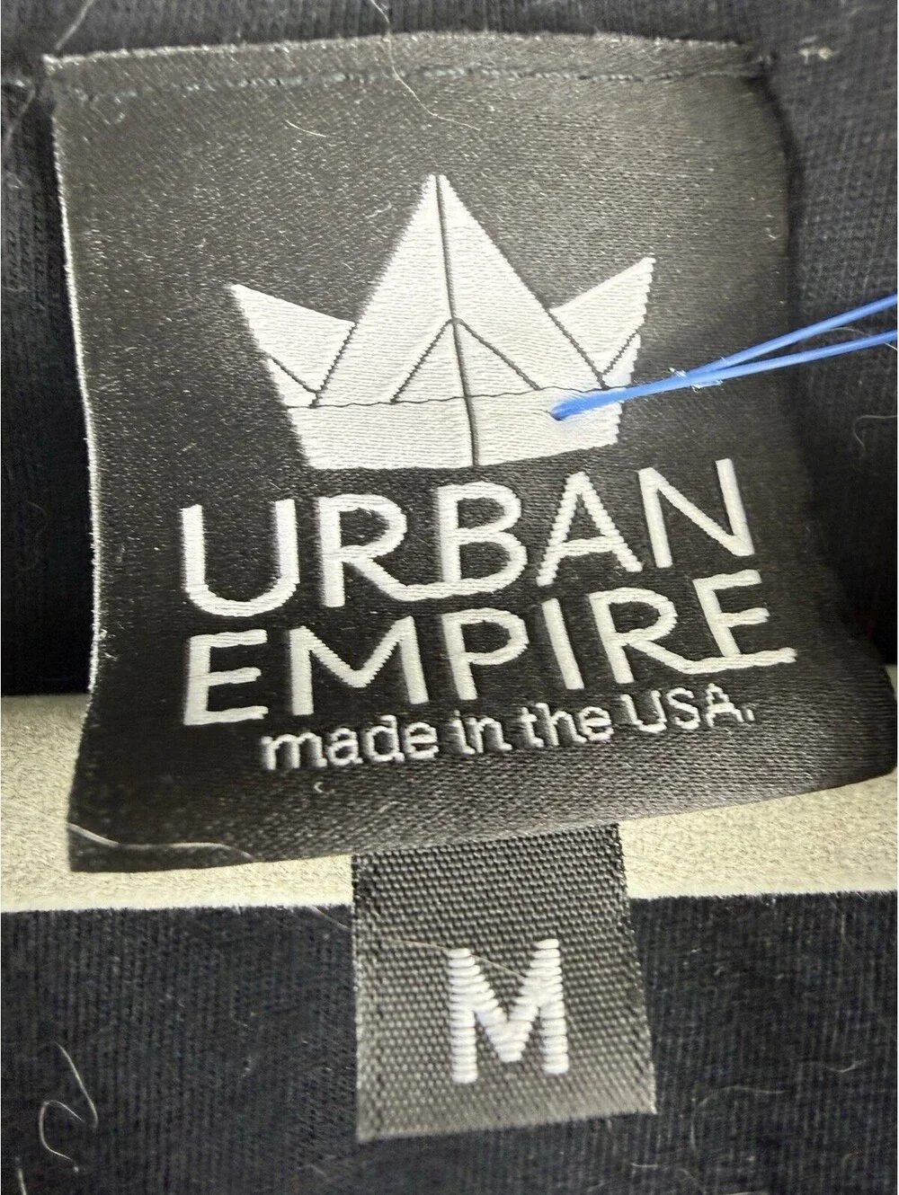 Urban Empire AM Tour Men's Green/Black Full Zip Band Collar Bomber Jacket, M Y2K